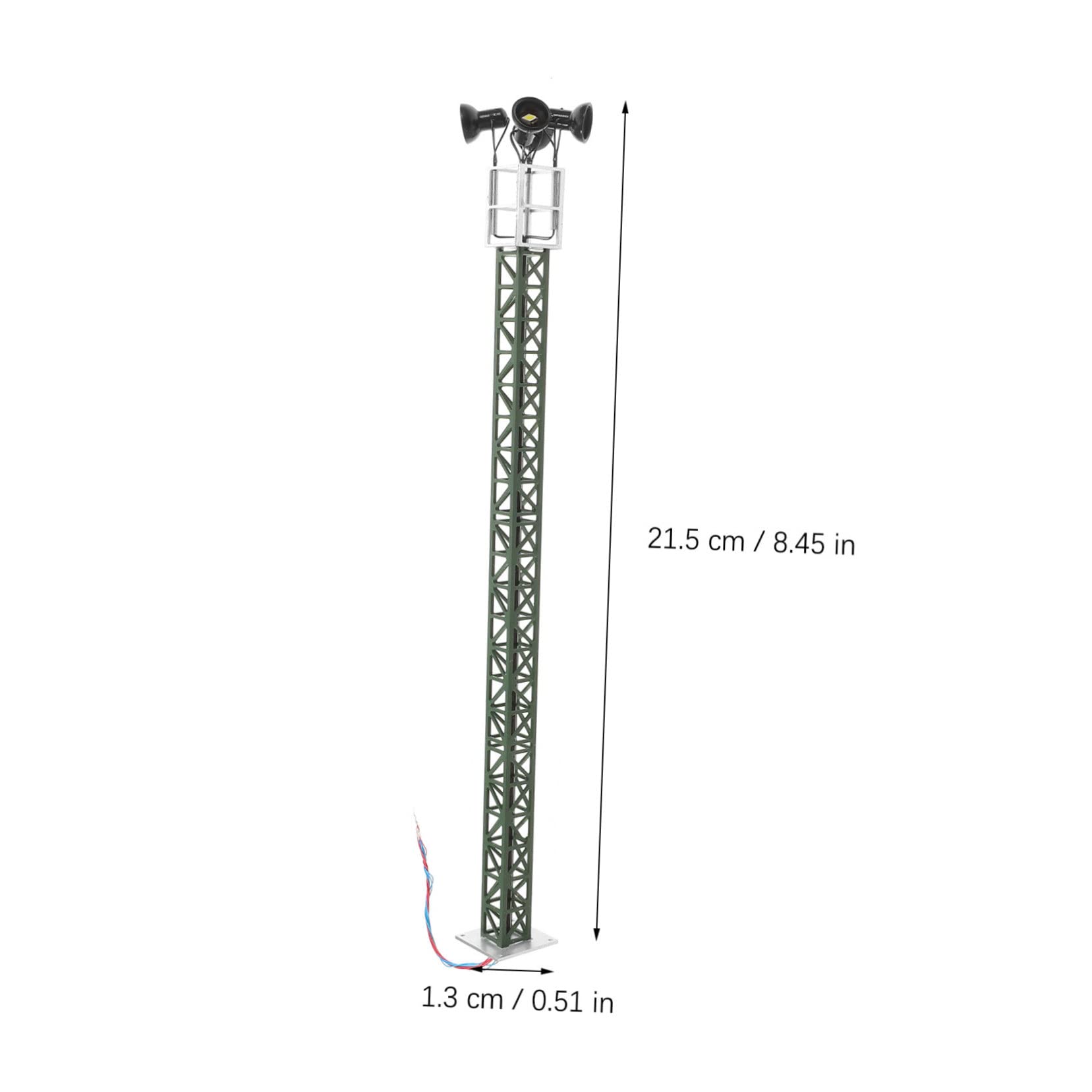 3pezzi Miniatura Semaforo Modelli Ferroviari Accessorio Decorativo Per Table e Miniature Per Appassionati Di Mini Craft