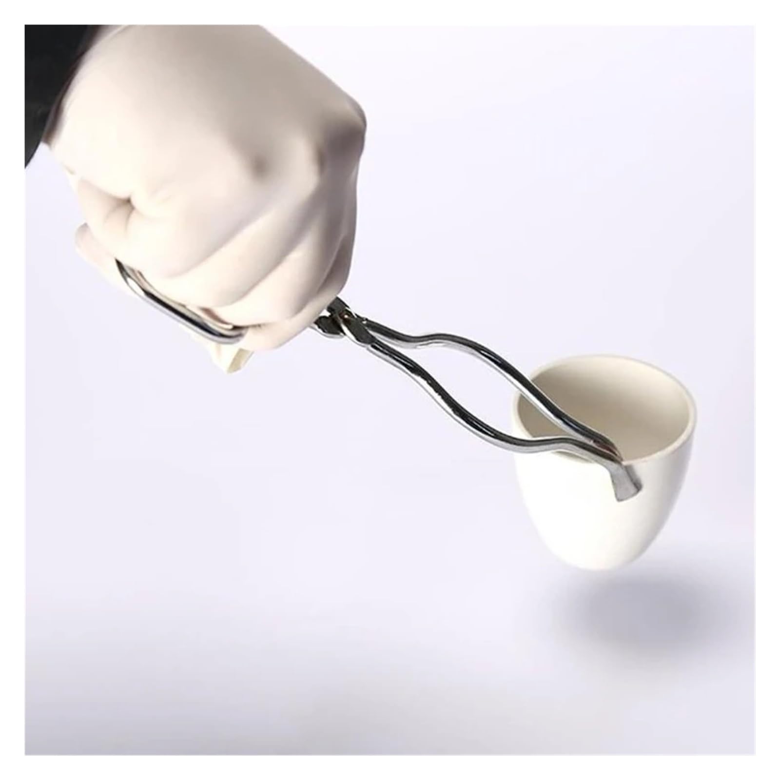 Pinze per crogioli Pinze for crogiolo in acciaio inossidabile di grado professionale, supporto for pinza for fusione della grafite, morsetti for becher cromati(40cm)
