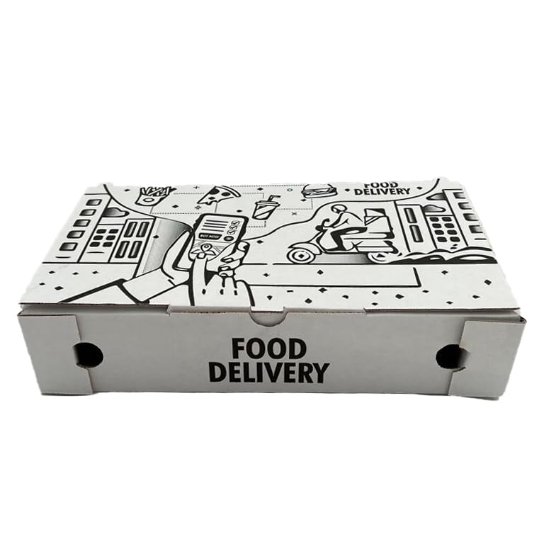 Box Termico da Asporto 33x18 h 7 cm Large 100 Pezzi per Pizzerie Ristoranti