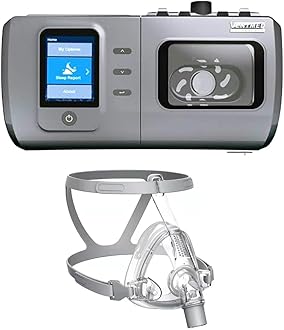 Ventmed DS8 BiPAP ST30 Machine with Humidifier & Full Face Mask (Large) | Bi-Level Positive Airway Pressure Device with EPR | Respiratory Support for Sleep Apnea, CPAP & Breathing Therapy
