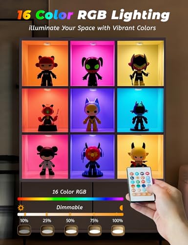 Image of WANIDEA Under Cabinet Lighting for Kitchen,Clost, Display Cabinet, Bookshlef, Indoor,6 Pack,1200mAh Battery Rechargeable Puck Lights with Hooks Closets, Magnetic Stickers