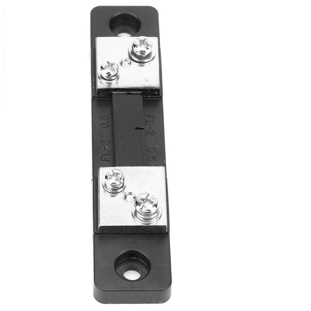 RIIEYOCA 50A 75mV Ammeter Shunt, DC Current Shunt Resistor for Ammeter