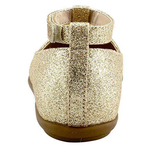 The Doll Maker Glitter Bean Flower T-Strap Flat3