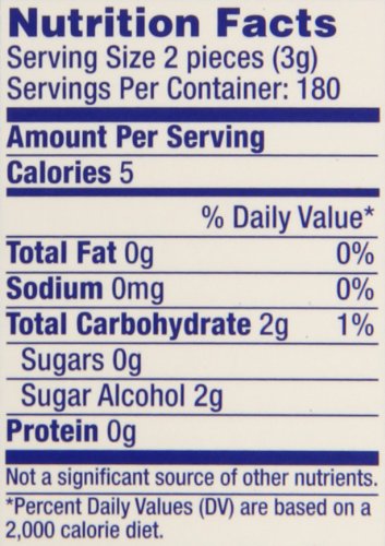 ECLIPSE Chewing Gum Sugar-Free - Spearmint Sugarfree Gum, Zero Sugar Candy Bulk Pack Box, 60 Count (Pack of 6) - Thumbnail 7