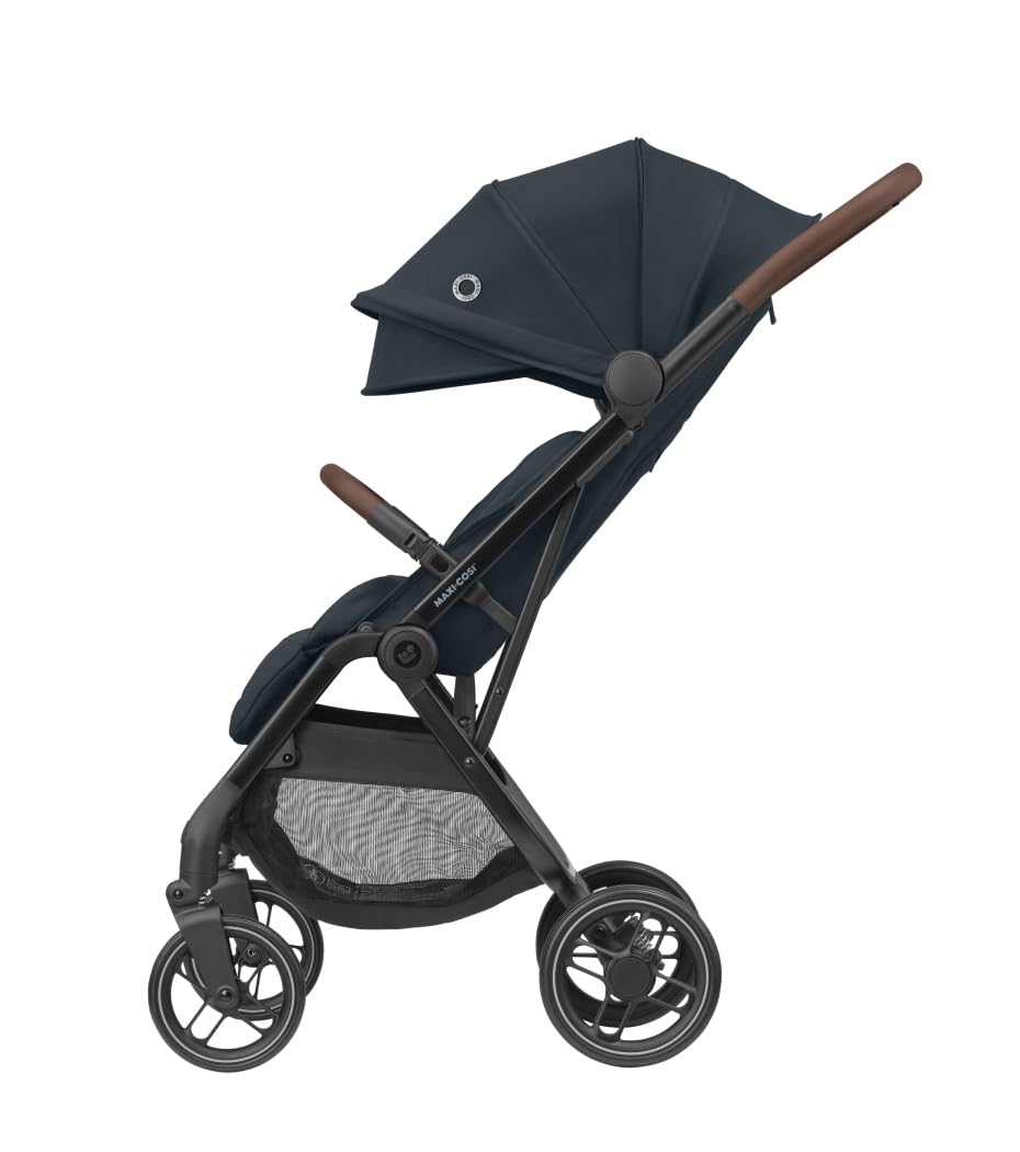 Maxi-Cosi Soho Kinderwagen Buggy, 0–4 Jahre, 0–22 kg, ultrakompakt, Einhand-Klappmechanismus, 3 Liegepositionen, Essential Graphite