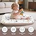 Baby Lounger, Portable Baby Lounger for Newborn 0–24 Months, Infant Nest for Travel, Floor Time, and Crib Use, Baby Essentials for Home (Hoot)