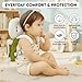 Baby Head Protector Backpack with a Pair of Non Slip Socks and Knee Pads, Baby Pillow Backpack for Falling, Crawling, Adjustable Toddler Head Protector for Infants 6–18 Months