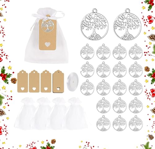 ChAusa 91 Piezas Regalos Bautizo, 30 Pcs Colgantes de...