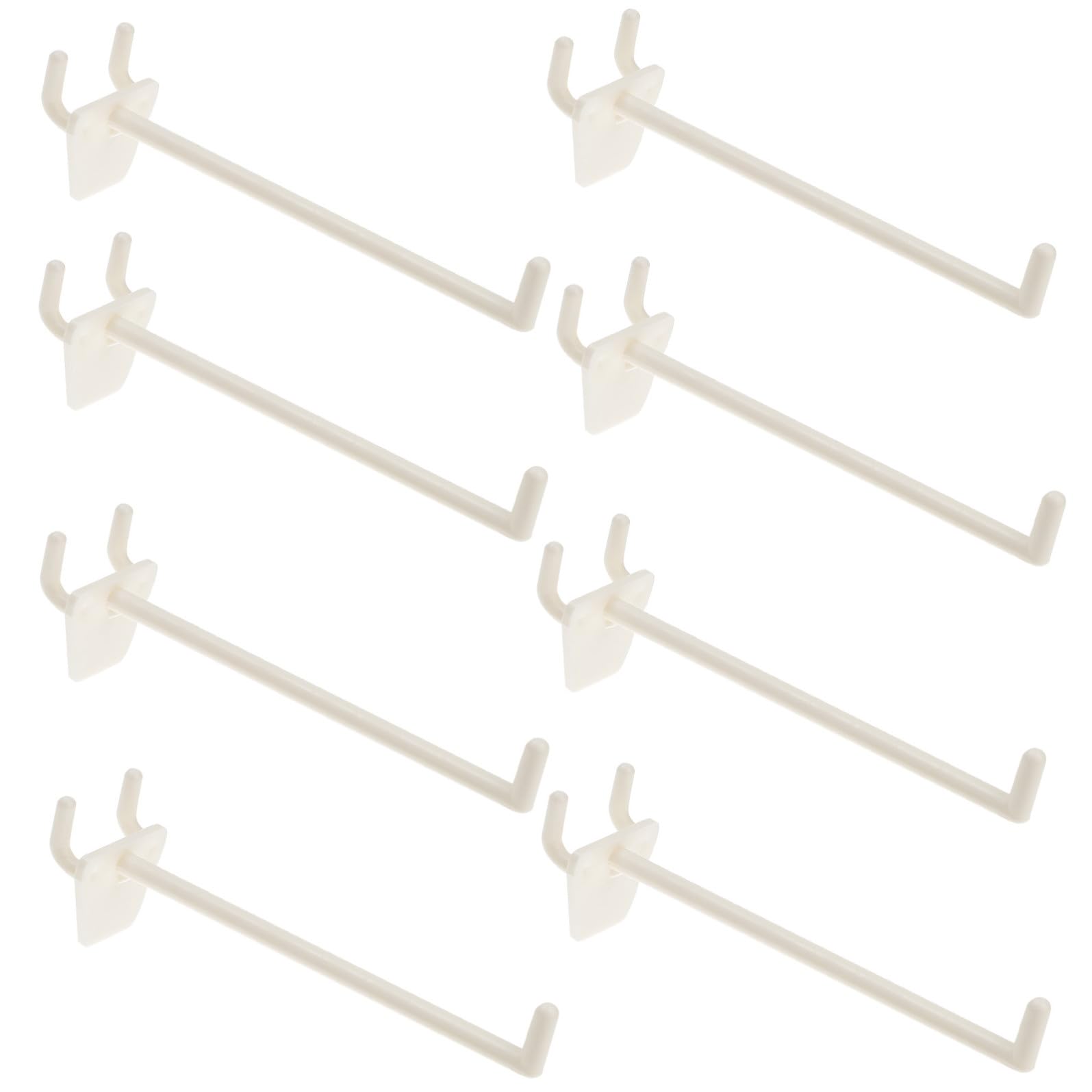 Ganci per Pannello Distanza 2cm 100 Pezzi Forato in ABS Ganci Professionali Organizzazione Utensili Pratica e Resistente per Officina e Esposizione Muro