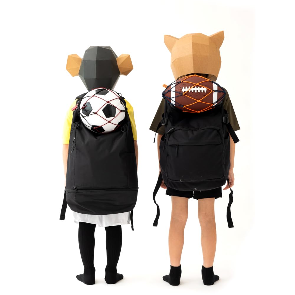 Amazon | 【リュックに付けるサッカーボールホルダー】スリムフィット