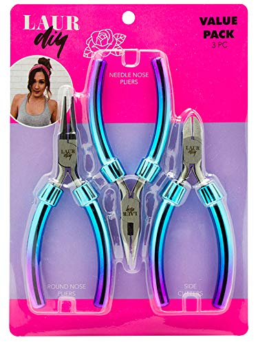 LaurDIY 3 Piece Rainbow Starter Pack TOOLS, Multicolor