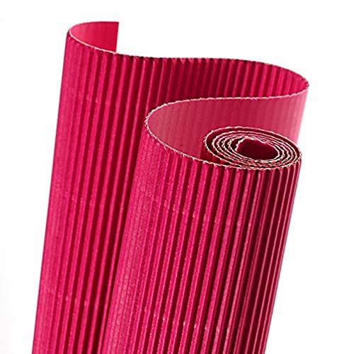 Rollo 50x70 cm, Canson Cartón Ondulado 300g, Rosa Vivo Cover
