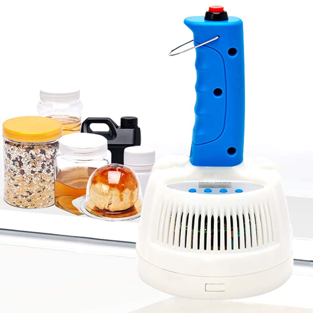 Eiwitany Handheld Electromagnetic Induction Bottle Sealer with Adjustable Power & Time, Aluminum Foil Cap Sealing for Plastic and Glass Bottles (20~130mm)