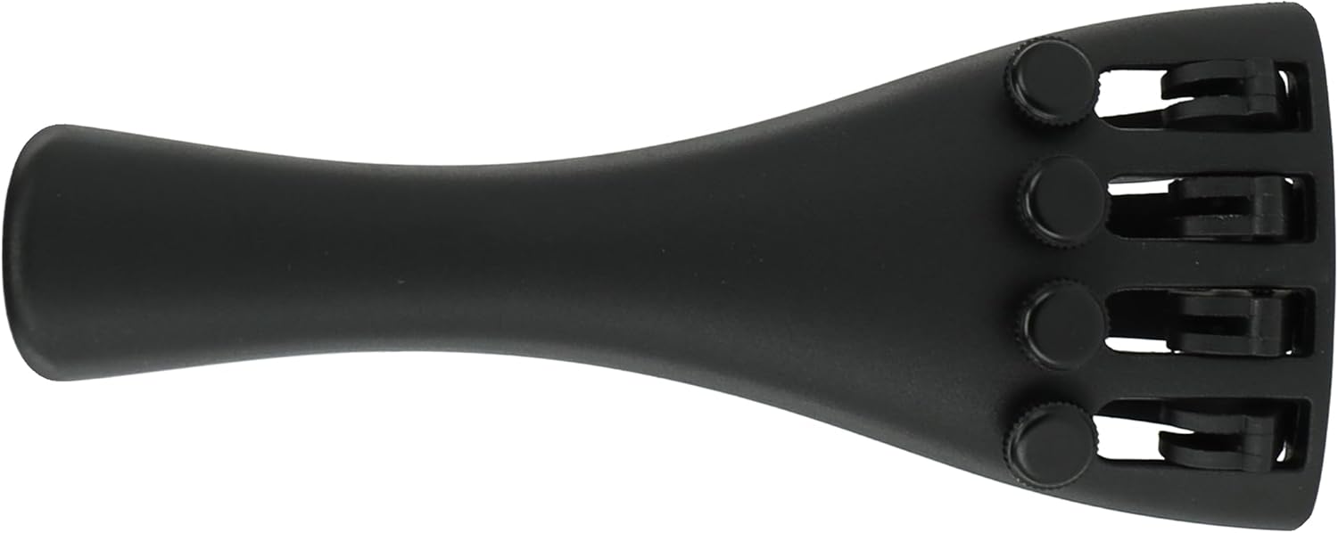 Wittner Violin Tailpiece 1/2 Hi-Tech Plastic with 4 Fine Tuners, Ultra Light