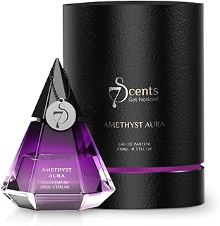 7-Scents Amethyst Aura Eau de Parfum 100ml / 3.4 Oz Unisex Perfume | Long Lasting Perfume for Men & Women | Premium Luxury Fragrance Scent