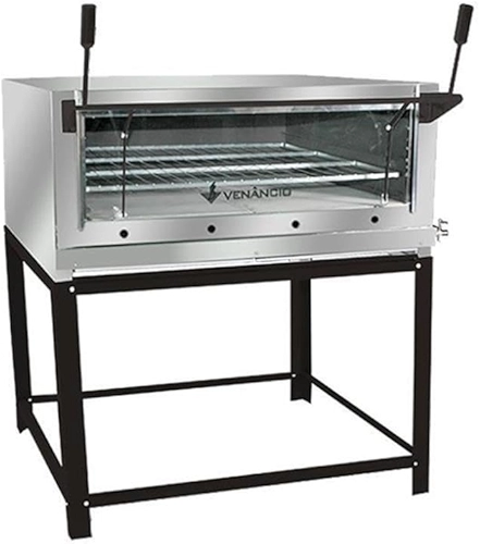 Forno Roma a Gás de Lastro com Pedra Refrataria 90cm Venâncio