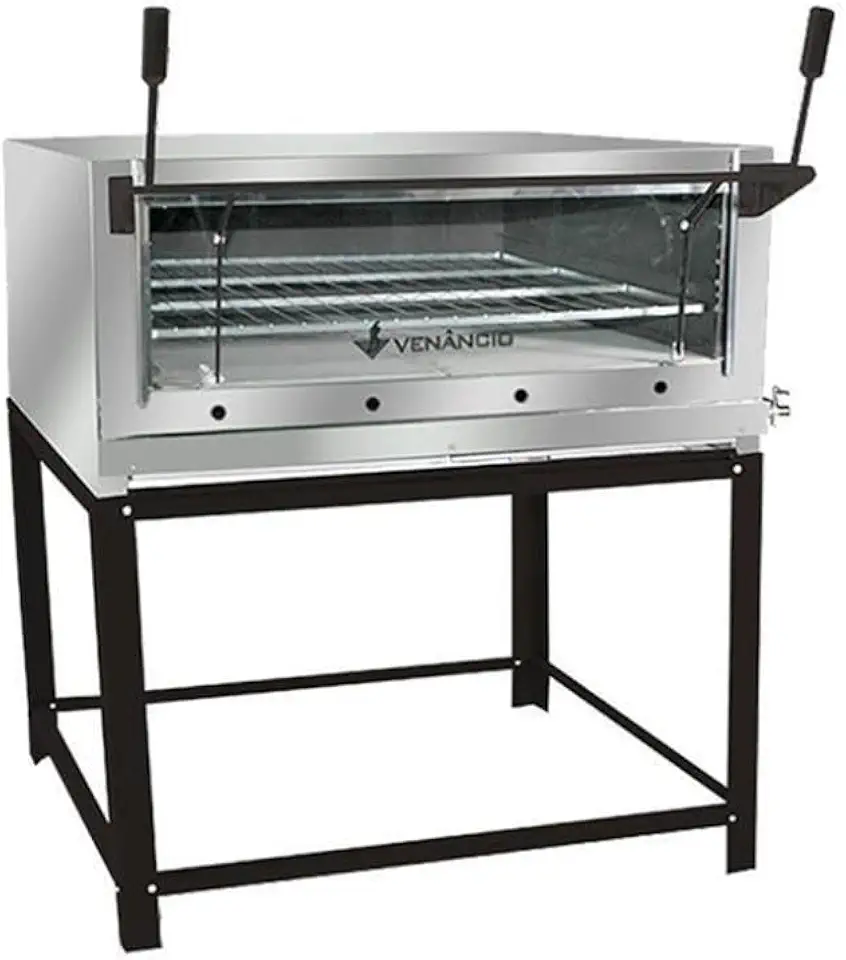 Forno Roma a Gás de Lastro com Pedra Refrataria 90cm Venâncio