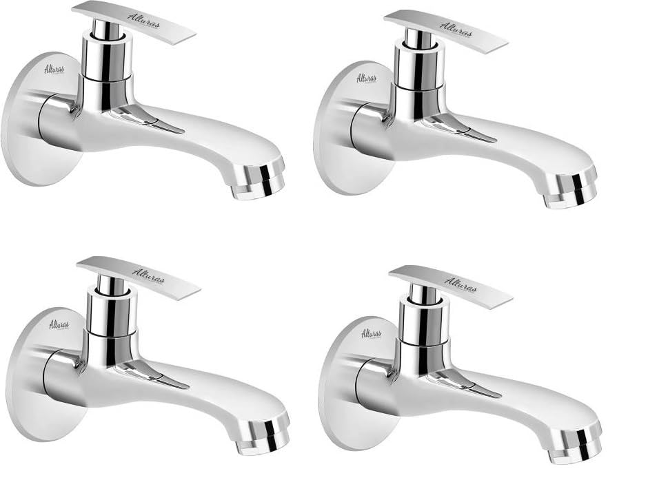 Alturas Passion Brass Long Body Bib Cock Tap with Wall Flange- Set of 4 (B0BVZ7VT4C) Amazon Price History, Amazon Price Tracker
