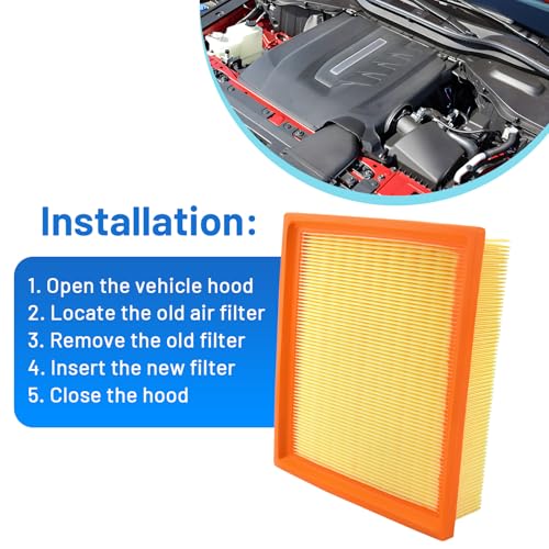 Image of Engine Air Filter Fits for 2024 2025 CX-90 2025 CX-70 Replaces PXFV133A0