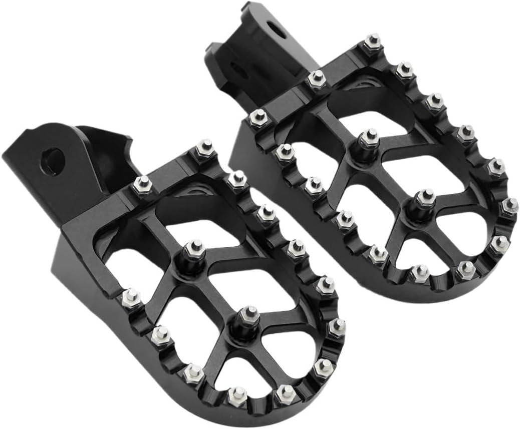 Outdoor Foot Pegs Bracket Fit for Electric Bike Durable Part(Black)