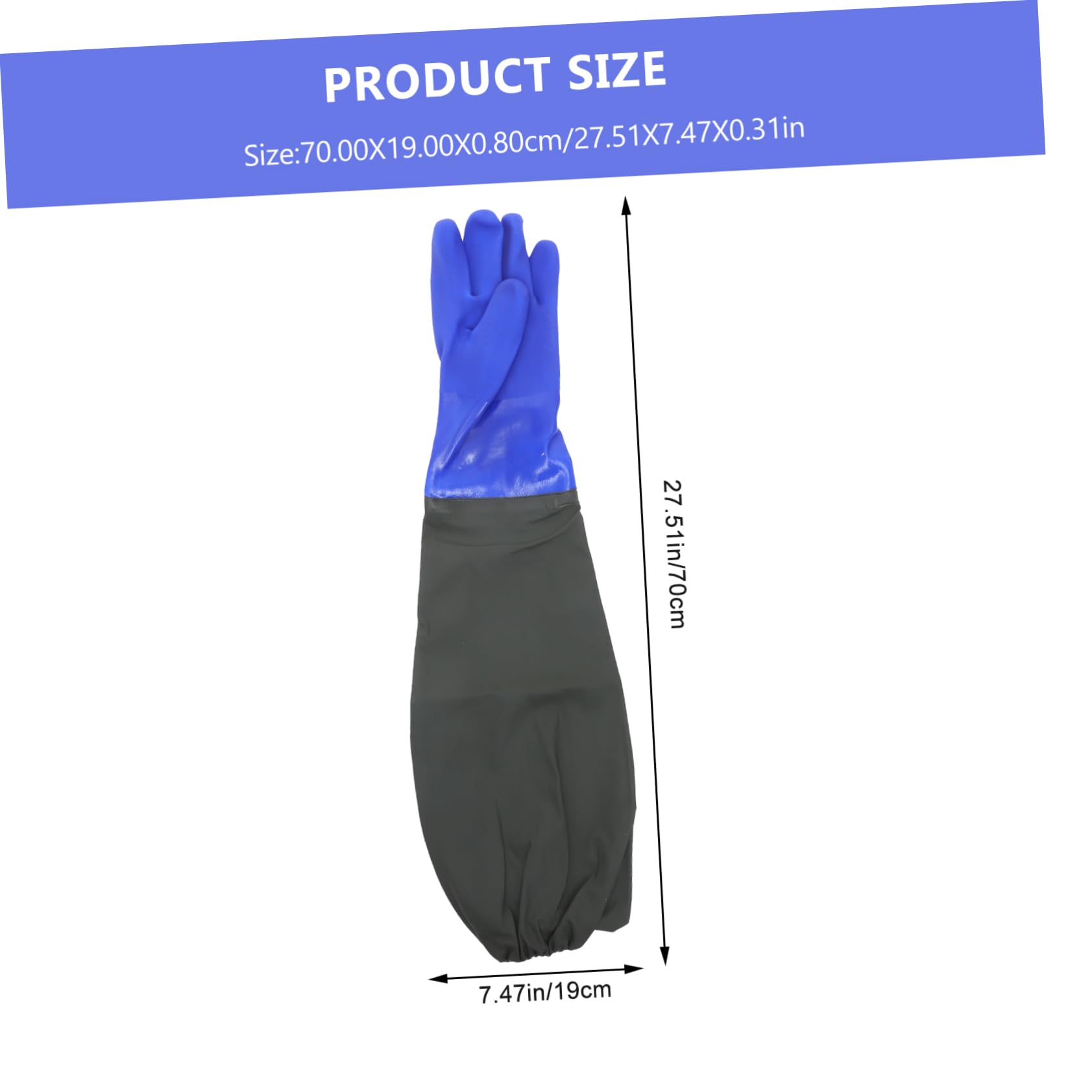 AUTSUPPL 1Pair Professional Fish Gloves Long Gloves for Fishing Gardening Durable Lightweight Comfortable Grip for Daily Use and Outdoor Activities