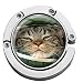 Produktbild metALUm Taschenaufhänger Handtaschenhalter Katze mit faltbarem Magnetverschluss #2601033