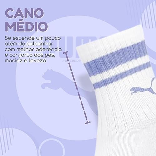 Kit 06 Pares Meia Criança | Kit Menina: 2 Lilás - 2 Rosa - 2 Lavanda | 25-28