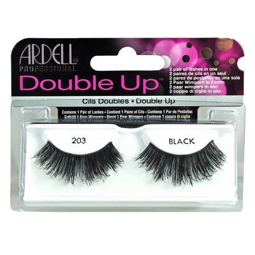 Ardell - Double Up False Eyelashes, Reusable 203 (Black) (8-Pack)