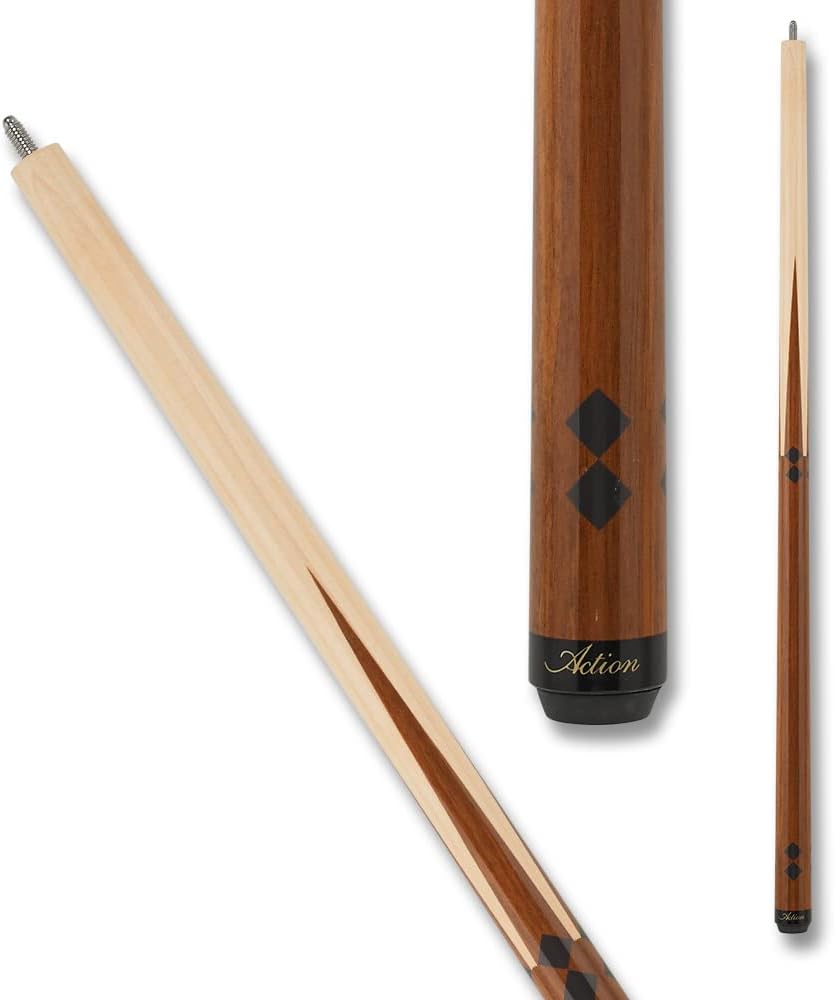 Action Sneaky Pete Billiards Pool Cue Stick - Cherry w/Black Diamonds