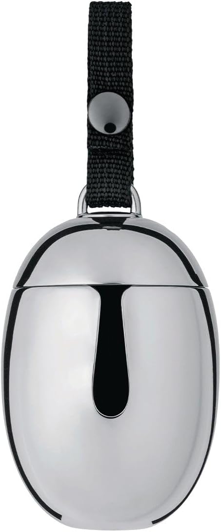 Alessi MMI33 B Acino Dog waste bag dispenser in 18/10 stainless steel