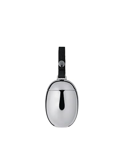 Alessi - Dispensador de bolsas higiénicas para perros, en acero inoxidable 18/10