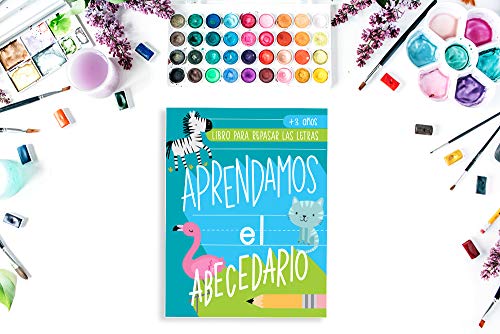 Aprendamos el abecedario: Libro para repasar las letras: +3 años