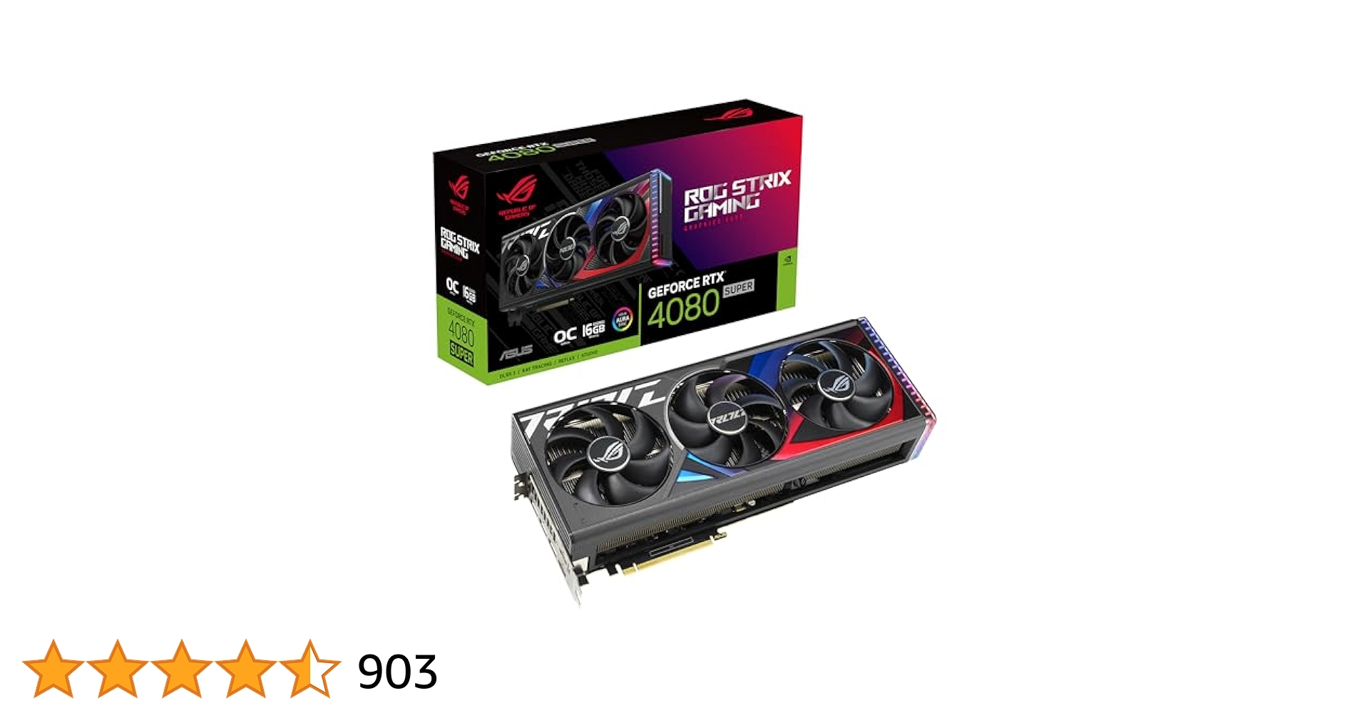 グラフィックボード・グラボ・ビデオカード ASUS ROG STRIX RTX 4080 SUPER 16GB Amazon | ASUS ROG Strix GeForce RTX 4080 SUPER 搭載 ビデオ