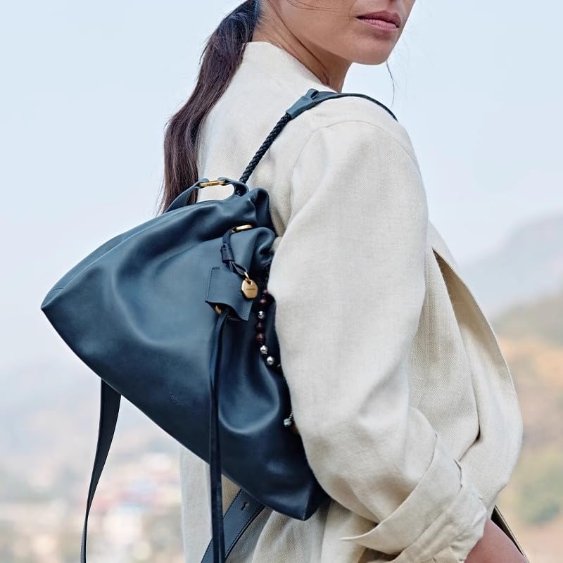 Large Capacity One-Shoulder Underarm Bag,Soft Lightweight Pleated Bags for Women,Slouchy Retro Styles Crossbody Bags2