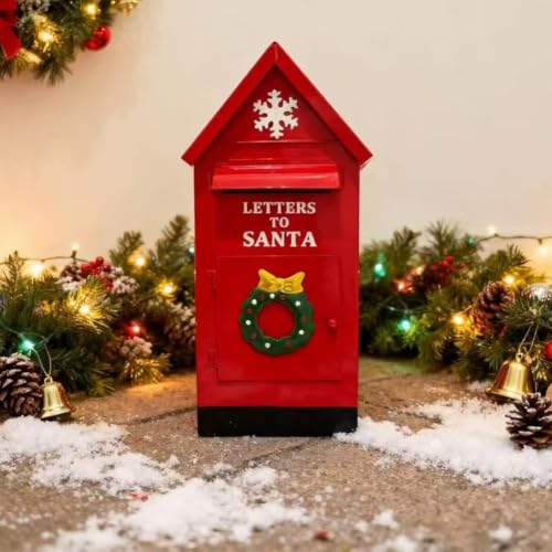 Weihnachtsbriefkasten 'Letters to Santa aus Metall. Maße: 18 x 40cm