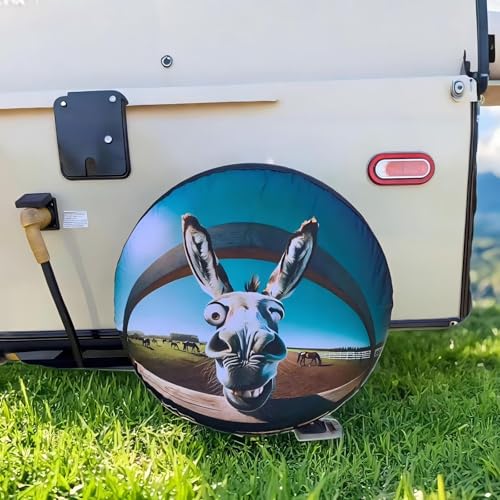 Image of Spare tire Cover,16 inch Spare tire Covers for Trailers Camper rv Wheel Protectors Weatherproof Wheel Covers Waterproof Universal Fit for Trailer Rv SUV Truck Camper Travel Trailers Spare tire Cover