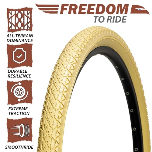 MOHEGIA 26x2.125 Cream Cruiser Tires
