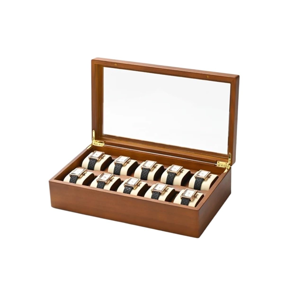 Porta Orologi Legno Custodia for organizer for gioielli in legno con 10 griglie