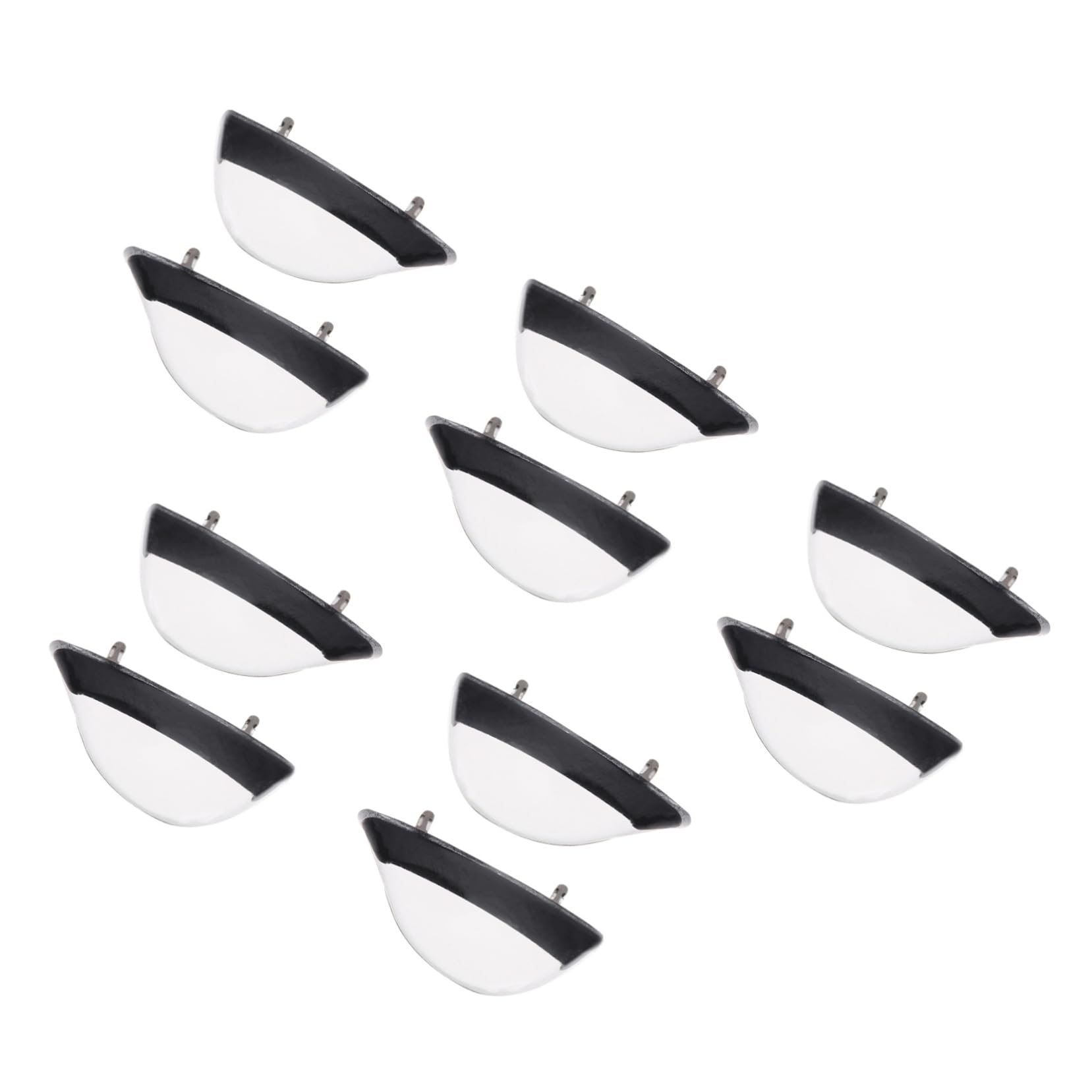FOMIYES 3 Set Naselli Per Occhiali Inserti Naso Naselli Antiscivolo Nasello Per Occhiali Naselli Creativi Accessorio Per Occhiali Naselli Semplici Gel Di Silice Bianca 10 Paia*3