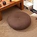 NSXBY Okrągła poduszka medytacyjna, poduszka do jogi, gruba poduszka do siedzenia wewnątrz na zewnątrz poduszka na krzesło, tatami poduszka podłogowa dom sofa biuro samochód dekoracja, okrągła bawełniana lniana poduszka podłogowa - 70 cm