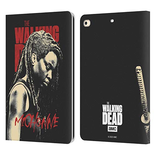 Étui en cuir iPad 9.7 2018 The Walking Dead fini main par Head Case Designs
