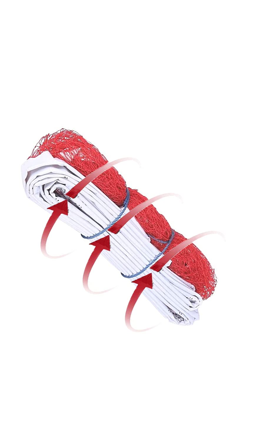 SUPRO Family Badminton Net - for Tennis, Soccer Tennis, Pickleball, Kids Badminton for Indoor Outdoor Sports 4 Side Stitch (Badminton Net)-image-9