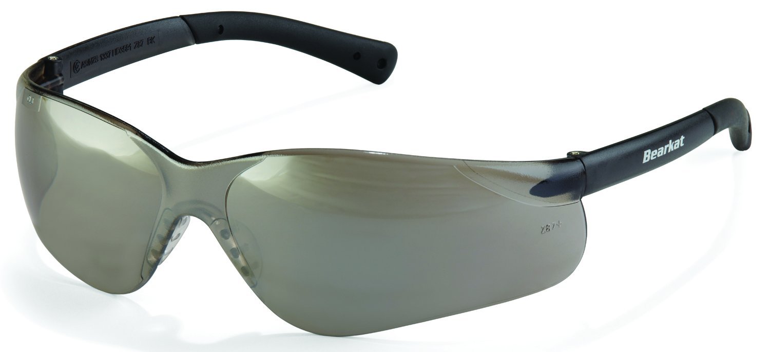 MCR Safety Glasses BearKat BK3 Lenses (Light Tint) With Scratch-Resistant Coating And UV Protection