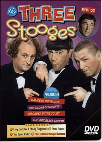 Three Stooges DVD con Disorder In The Court y clásicos del cine de comedia retro
