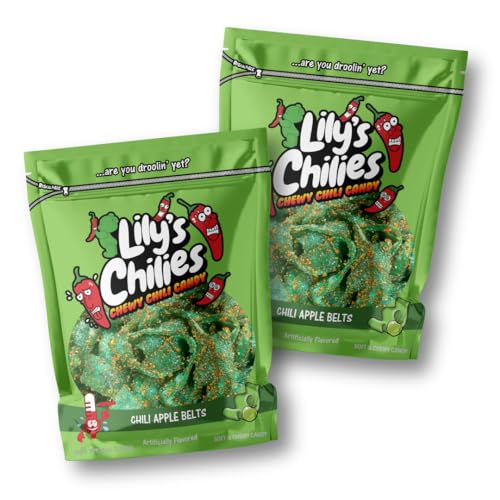 Lilys Chilies, Sour and Chili Chewy Candy (Chili Apple Belts)