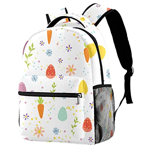 Leisure Daypacks campus sac à dos voyage enfant motif floral carottes
