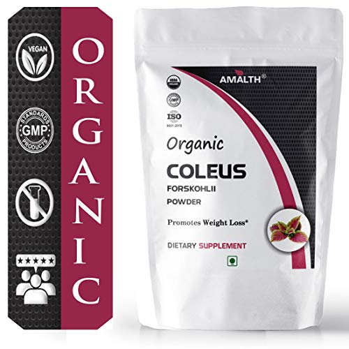 AMALTH USDA Certified Organic Coleus Forskohlii Forskolin Fat Burner Powder 2.2 lb / 1kg