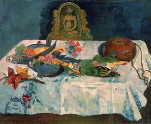 Impression d'affiches Paul Gauguin toile nature morte perroquets décoration murale 60x90cm