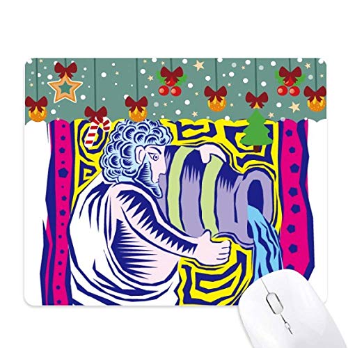 Tapis de souris de jeu constellation verseau grand format pour bureau et ordinateur