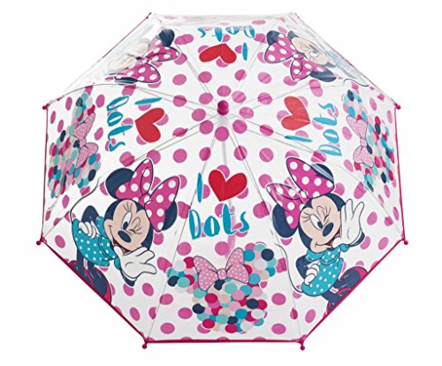 Preisvergleich Produktbild Sambro dmm1888 Minnie transparent Bubble Regenschirm